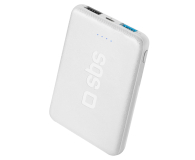 SBS POWERBANK SBS 5.000 mAh Pocket 2xUSB Biały # - 1457579 - zdjęcie 1